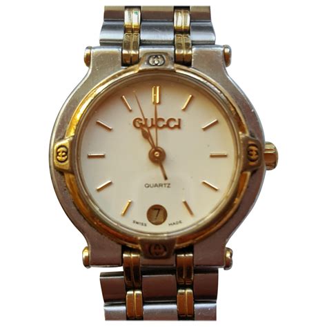 back gucci vintage watch|Gucci Gold Wristwatches with Vintage .